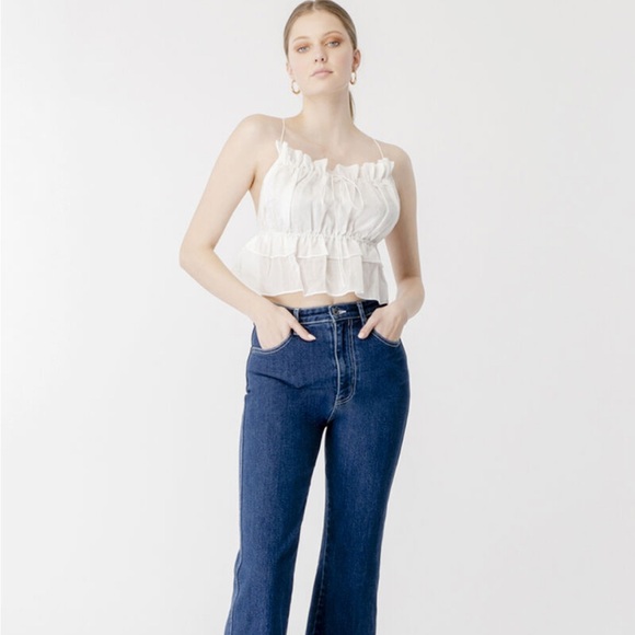 Bardot Margo Barely There top, size XS, Ivory, NWT - Picture 1 of 11